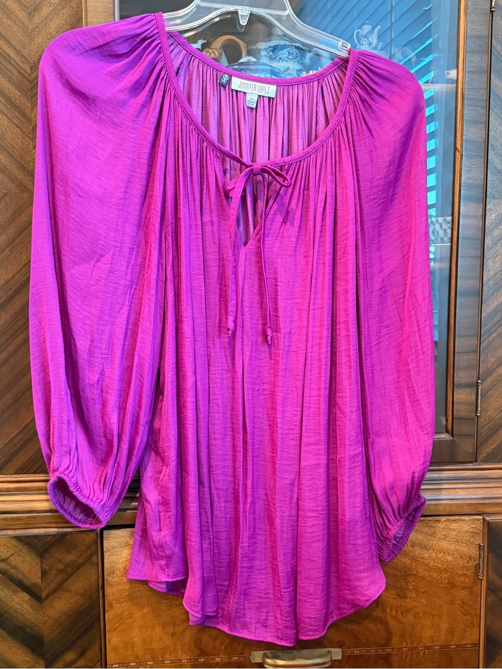 Vivid Purple Jennifer Lopez Blouse 2X